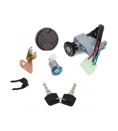 CONJUNTO CONTACTO DE LLAVE KYMCO AGILITY RS 50-125 CC. 2010-2013 / KYMCO AGILITY RS R12 2009-2014 R: 208234A