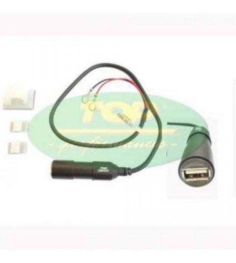 TOMA ÚNICA CARGADOR USB (2A - CABLE 0.5M) - TOP PERFORMANCES - R: 9980070