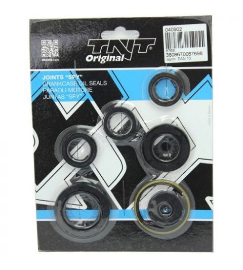 JUEGO RETENES CONEXIÓN + EJE DE TRANSMISIÓN PIAGGIO TYFHOON 50 / ZIP 50 TNT R: 040902