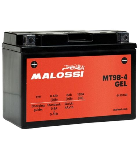 BATERIA MALOSSI MT9B-4 GEL R: 4419169