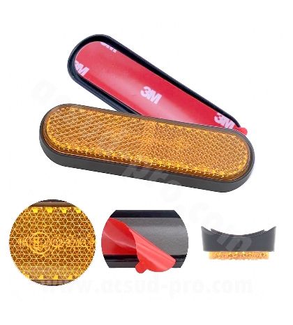 REFLECTOR / CATADIÓPTRICO TUBO DE HORQUILLA OVALADO UNIVERSAL HOMOLOGADO R: 301884