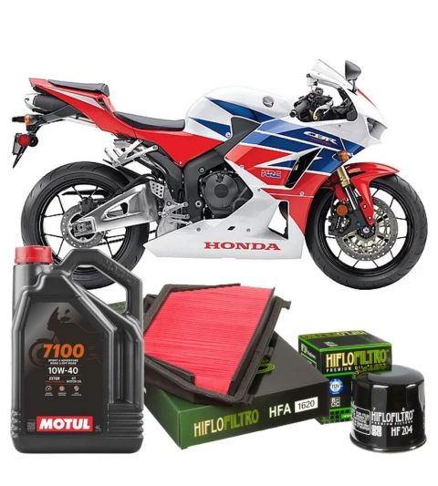 KIT REVISIÓN HONDA CBR 600 RR 07-17 ACEITE+ FILTROS R: RRK6
