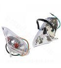 JUEGO INTERMITENTES DELANTEROS PARA KYMCO AGILITY 50-125 CC. HOMOLOGADOS R: 204360P