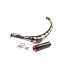ESCAPE STAGE6 AM6 / DERBI STREETRACE SILENCIADOR CNC NEGRO/ROJO R: S6-9118903/RE