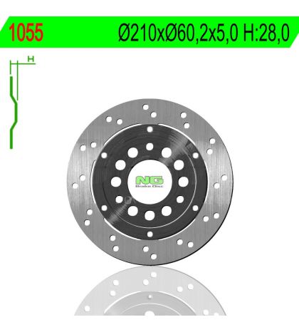 DISCO DE FRENO DELANTERO SUZUKI BURGMAN 250 /400 C.C. - NG - R: 9621055