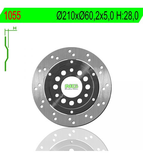 DISCO DE FRENO DELANTERO SUZUKI BURGMAN 250 /400 C.C. - NG - R: 9621055