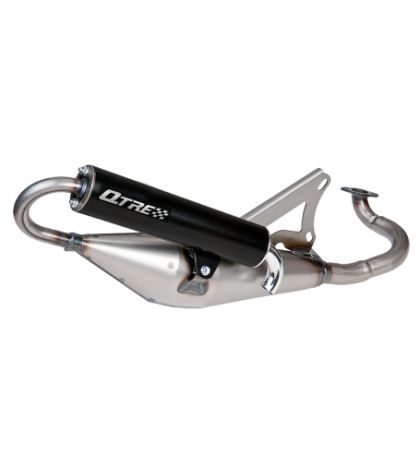 TUBO DE ESCAPE Q-TRE KYMCO SUPER 9 / DINK / VITALITY 50 C.C. BLACK ALU. R: 0608503
