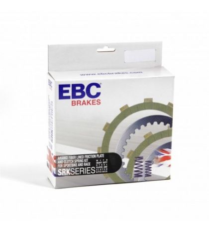 JUEGO DISCOS EMBRAGUE YAMAHA YZF R6 06/17 KEVLAR + MUELLES + SEPARADORES - EBC - R: SRK087