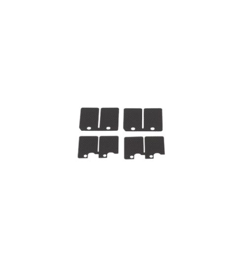 JUEGO LÁMINAS DE CARBONO DOBLE PRISMA 8 PÉTALOS PARA CAJA LAMINAS ITALKIT AM6 / DERBI R: LP.44.40