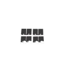 JUEGO LÁMINAS DE CARBONO DOBLE PRISMA 8 PÉTALOS PARA CAJA LAMINAS ITALKIT AM6 / DERBI R: LP.44.40