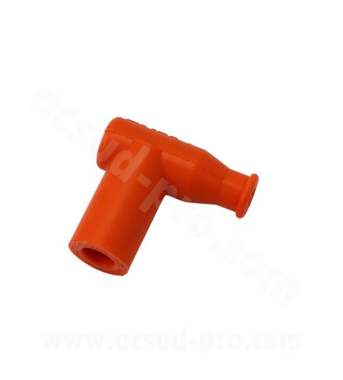 PIPA BUJÍA ANTIPARASITA 5K SILICONA ROJA - MVT - R: 186994A