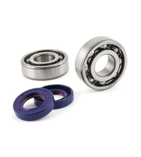 KIT RODAMIENTOS Y RETENES CIGUEÑAL DERBI E2/E3/E4 - POLINI - R: 282.0004
