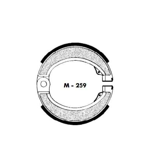JUEGO ZAPATAS TRASERA VESPA 125 AÑO 1958 - AGPA - R: M259