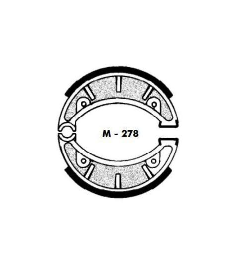 JUEGO ZAPATAS FRENO PUCH BORRASCA - AGPA - R: M278