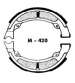 JUEGO ZAPATAS FRENO HYOSUNG SUPER 50 - AGPA - R: M420