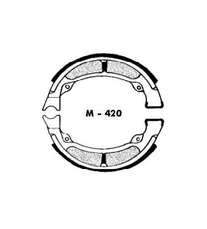 JUEGO ZAPATAS FRENO HYOSUNG SUPER 50 - AGPA - R: M420