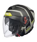 CASCO JET CON VISOR SOLAR (TL) GTJ ROVER DECORADO MATE (MA624) R: D001400300MA62404