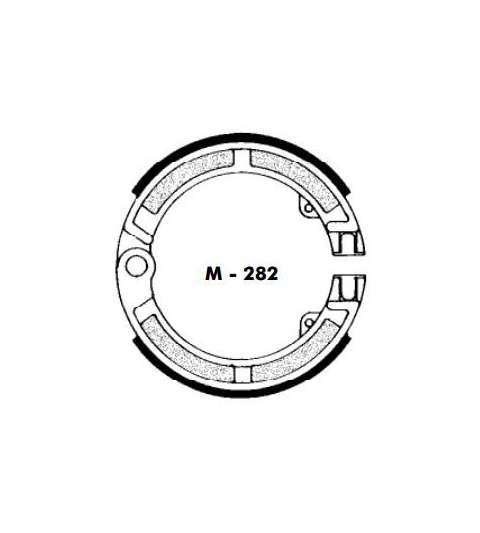JUEGO ZAPATAS FRENO VESPA PK 50, VESPA 150 SUPER - AGPA - R: M282