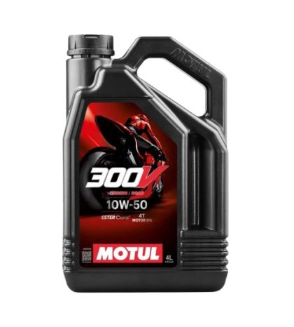 ACEITE MOTUL 300V-2 10W 50 4T. FACTORY LINE ( 4 LITROS ) RACING