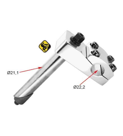 POTENCIA MANILLAR BMX ALUMINIO 21,1 R: 266