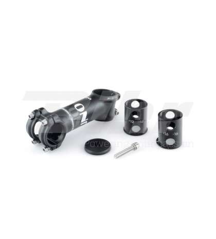 POTENCIA MANILLAR UNO MULTI LARGO 110 MM . INVERTIBLE 28,6-31,8 NEGRA R: 15370