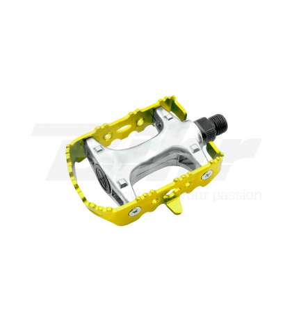 PAR DE PEDALES BTT ALUMINO COLOR AMARILLO - XERAMA - R: W30-AM