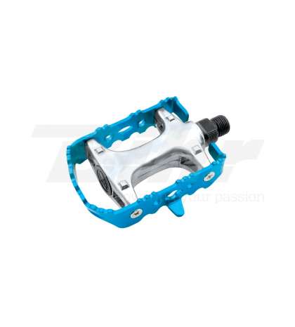 PAR PEDALES BTT ALUMINIO COLOR AZUL - XERAMA - R: W30-AZ