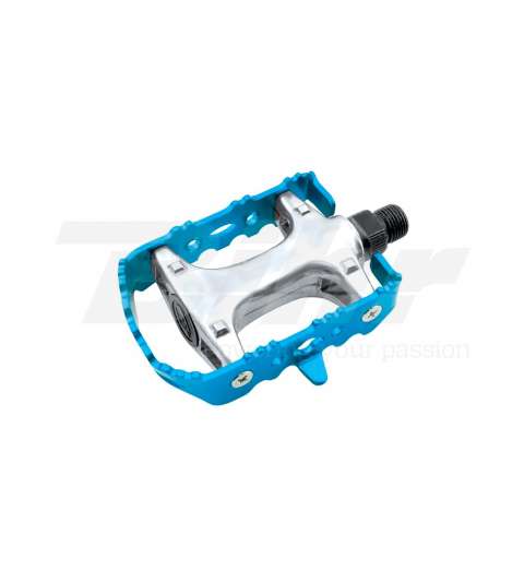 PAR PEDALES BTT ALUMINIO COLOR AZUL - XERAMA - R: W30-AZ