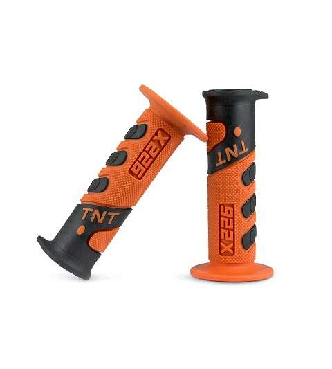 JUEGO DE PUÑOS CROSS NARANJA/NEGRO - TNT - R: 344199D