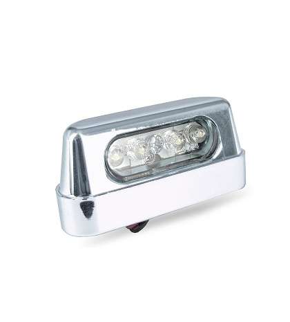 PILOTO LUZ DE MATRICULA HOMOLOGADA COLOR PLATA R: 204600