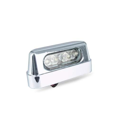 PILOTO LUZ DE MATRICULA HOMOLOGADA COLOR PLATA R: 204600