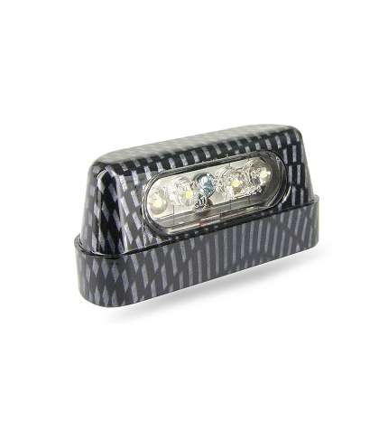 PILOTO LUZ DE MATRICULA HOMOLOGADA COLOR CARBONO R: 204600B