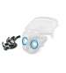 CARETA UNIVERSAL BLANCA HALOGENA +LED'S R: 16460