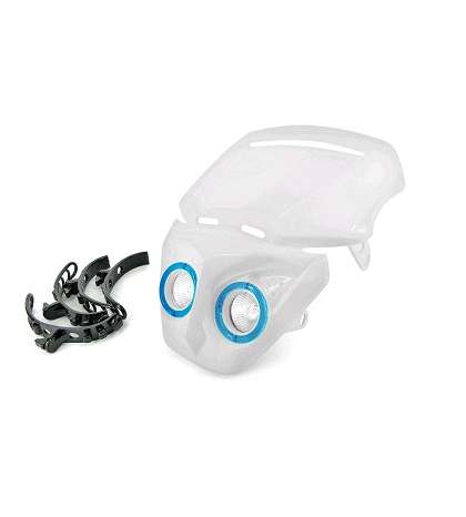 CARETA UNIVERSAL BLANCA HALOGENA +LED'S R: 16460
