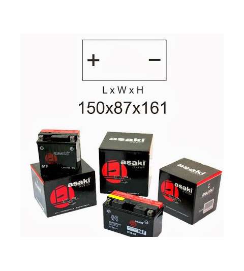 BATERIA CBTX16-BS CON ACIDO - ASAKI - R: 40 425 1390