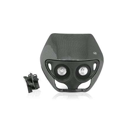 CARETA DE FARO CARBONO DOBLE OPTICA R: 448199