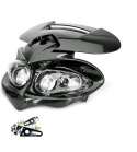 CARETA DE FARO 4 OJOS NEGRA HALOGENA R: 448140