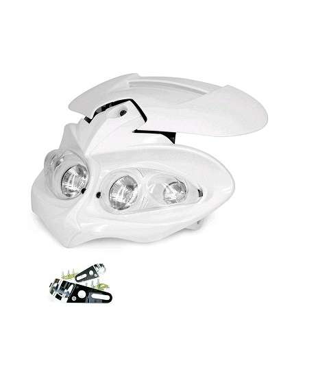 CARETA DE FARO 4 OJOS HALOGENA BLANCA R: 448141
