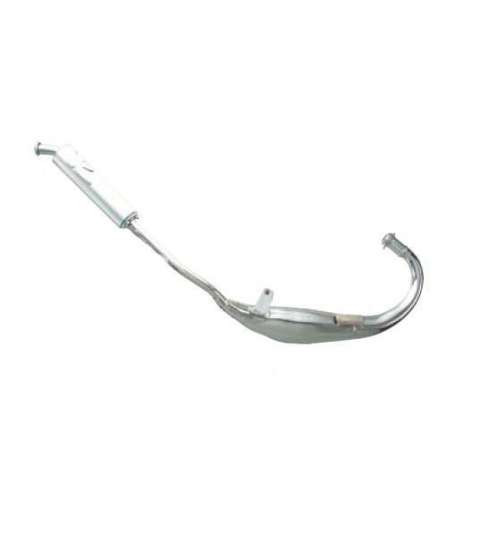 TUBO DE ESCAPE APRILIA RS 50 CROMADO COLA PLATA TURBO KIT