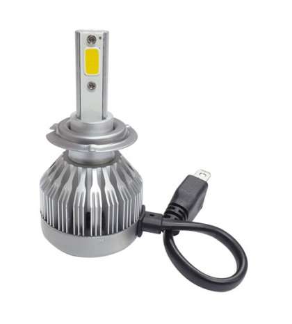 LAMPARA LED FARO H7 007LED 2500 LUMENES LUZ SUPER BLANCA 6500ºK -AMOLUX - R: 107LED12V
