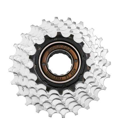 PIÑON ROSCA 5 V. 14/24 CROMADO - SUNRACE - R: 52 526 0091