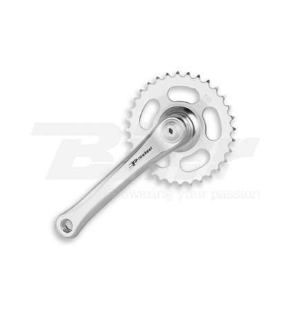 JUEGO DE BIELAS BMX ALUMINIO PLATA 33 Z. X 170 R: 8662