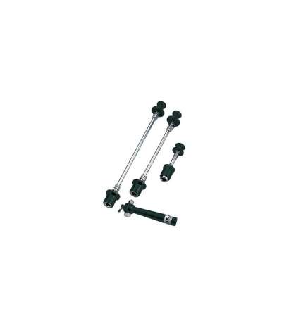 JUEGO 3 CIERRES SEGURIDAD RAPIDOS PARA BICICLETA RUEDA DEL+TRAS+SILLIN R: I574X10