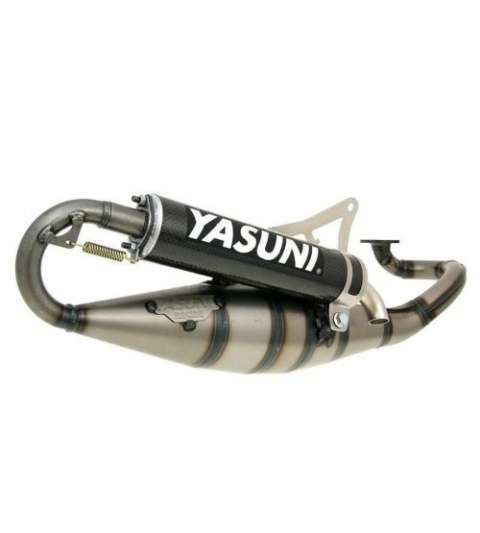 TUBO DE ESCAPE YAMAHA AEROX, JOG RR MOD. R COLA CARBONO - YASUNI - R: TUB902C