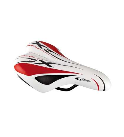 SILLÍN BICI RACE XC SIN NUEZ JUNIOR COLOR BLANCO/ROJO - GES - R: A311S30