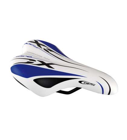 SILLÍN BICI RACE XC SIN NUEZ JUNIOR COLOR BLANCO/AZUL - GES - R: A311S40