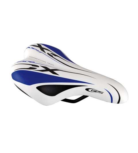 SILLÍN BICI RACE XC SIN NUEZ JUNIOR COLOR BLANCO/AZUL - GES - R: A311S40