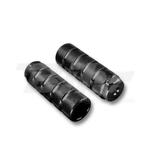 JUEGO REPOSAPIES BICI ALUMINIO NEGRO R: 708-NR