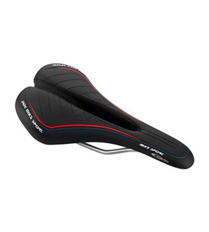 SILLÍN ANTI-PRÓSTATA MX3 SPORT COLOR NEGRO/ROJO - GES - R: A345S10