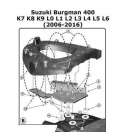 PORTAEQUIPAJE SUZUKI BUGMAN 400 0614 KAPPA R: K531M